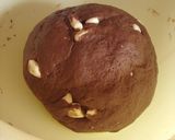 A picture of step 4 of Cocoa & White Chocolate Bagels.