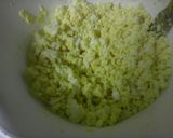 A picture of step 8 of Egg Salad SXSW style.