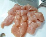 A picture of step 1 of Italian Nanban-style Chicken Tenders & Okra.
