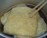 A picture of step 3 of Sushi Rolls Using Aburaage.