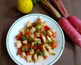 A picture of step 4 of Tam Tam Radish Salad.