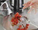 A picture of step 1 of Tomato and Spinach Toast.