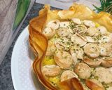 Une image de l'étape 6 de Croustillant de boudin blanc à la truffe de Cyril Lignac 😋.