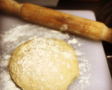 Foto del paso 1 de la receta: Pizza casera de mortadela, rucula y concentrado de albahaca 🌿