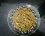 A picture of step 3 of Bhuna qeema with paratha and grated mango achaar😋😉😊.