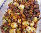 Foto langkah ke 5 dari resep Sambalado Kentang, Ati Ampela, Telur Puyuh & Petai.