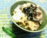 A picture of step 4 of Our Family's 'Oyako-don' Chicken and Egg Rice Bowl.