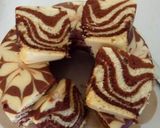 Foto langkah ke 10 dari resep Bolu Zebra (kukus).