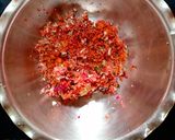 A picture of step 2 of Cottage cheese mixed veggies popcorns.