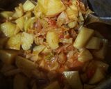 A picture of step 5 of Aloo gobhi.