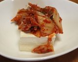 A picture of step 2 of Super Quick Kimchi & Tofu Simmer in the Microwave.