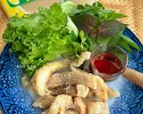 Hình bước làm 6 của món Cá Diêu Hồng Chiên Mè Cuốn Bánh Tráng Sắn