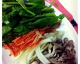 A picture of step 2 of Easy Japchae.