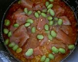 A picture of step 2 of Shumai Dumplings and Okowa Rice in One Rice Cooker.