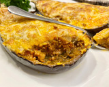 Foto del paso 14 de la receta: Berenjenas rellenas con queso gratinado