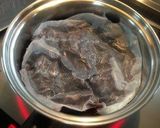 A picture of step 5 of For Your New Year's Feast! Plump, Ever-Popular Sweetened 'Kuromame' Black Soybeans.