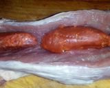A picture of step 1 of Sig's Bean and Lentil Stew with griddled and stuffed Tenderloin.