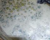 A picture of step 3 of Methi malai mutter.