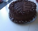 Pas rețetă Tort vegan cu ganache de ciocolată și cremă de vișine 11 fotografie
