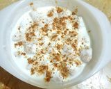 A picture of step 2 of Dahi Bara /Yogurt with lentil dumplings.