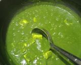 A picture of step 6 of Palak(spinach) paneer.