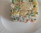 Foto del paso 13 de la receta: Ensaladilla con piña, espárragos y mahonesa de hierbabuena