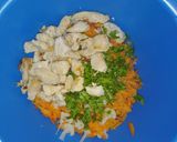 Foto del paso 1 de la receta: Tortilla de coliflor y pollo
