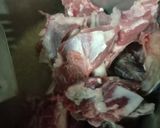 A picture of step 2 of Badami Qorma (mutton) 🍲🍲🍲.