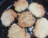 A picture of step 3 of Mother in Law's cabbage pancakes.