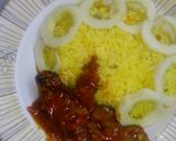 A picture of step 4 of Tumeric rice.