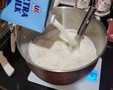 Foto langkah ke 4 dari resep Mille Crepes Red Valvet.