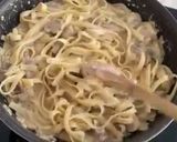 A picture of step 2 of Carbonara Pasta with Grilled Lamb Ribs.