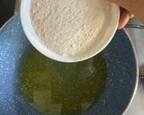 A picture of step 1 of Singhare Ke Aate Ki Sukadi (Gluten-free & Falahari).