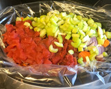 A picture of step 1 of Cabbage Soup in Crockpot.
