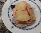 Foto del paso 2 de la receta: Sándwich de lechuga, pavo y manzana