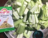 A picture of step 1 of Jal Bhara Chichinga / Steamed fritters in Snake Gourd curry.