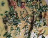 Gambar langkah 8 resipi Bayam Brazil Masak Lemak Cili Padi Bersama Ikan Keli Salai.