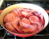 A picture of step 5 of Pear Compote Made with Red Wine.