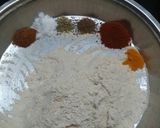 A picture of step 3 of Moong dal ke churi ki bani puri (jise rajasthan mein churi ke hte h) ki puri.