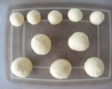 A picture of step 3 of Dog-Shaped Bread Rolls: Sleeping Dachshund Wiener Sausage Bread.