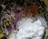 केळफुलाची पानगी (खोल्यातली केळ फुलाची रोटी)(kel-fulachi pangi recipe in marathi) रेसिपी स्टेप 2 फोटो 