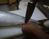A picture of step 5 of Let's Prepare a Fish! How to Make Amberjack Sashimi.