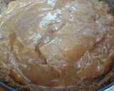 A picture of step 4 of Banoffee pie my way.