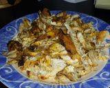 A picture of step 1 of Leftover Chicken Stew.