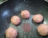 A picture of step 5 of Meatballs in Thick Shiny Sauce, Made in Just One Frying Pan.