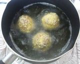 A picture of step 3 of Camembert Cheese Filled Fried Pork Rolls.