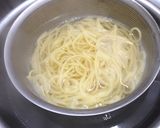 A picture of step 9 of Pasta for Lunch! My Family's Favorite Pasta Carbonara.