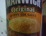 A picture of step 7 of Easy manwich in bread bowl.