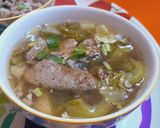 Hình bước làm 2 của món Canh dưa chua nấu bò