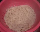 A picture of step 4 of Espagueti Verde- Green Spaghetti.